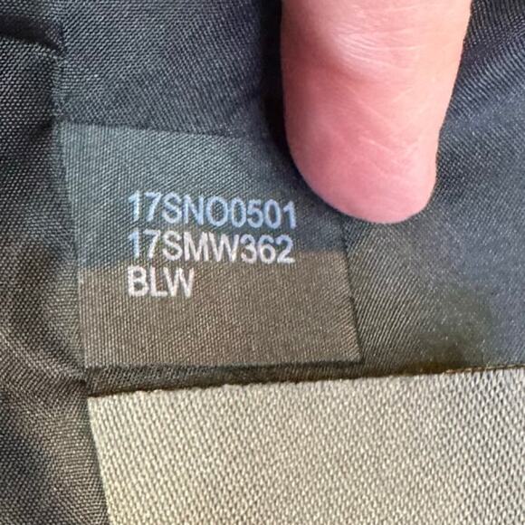 Kenneth Cole small wool tweed Women blazer pea coat double breasted black - Picture 10 of 10